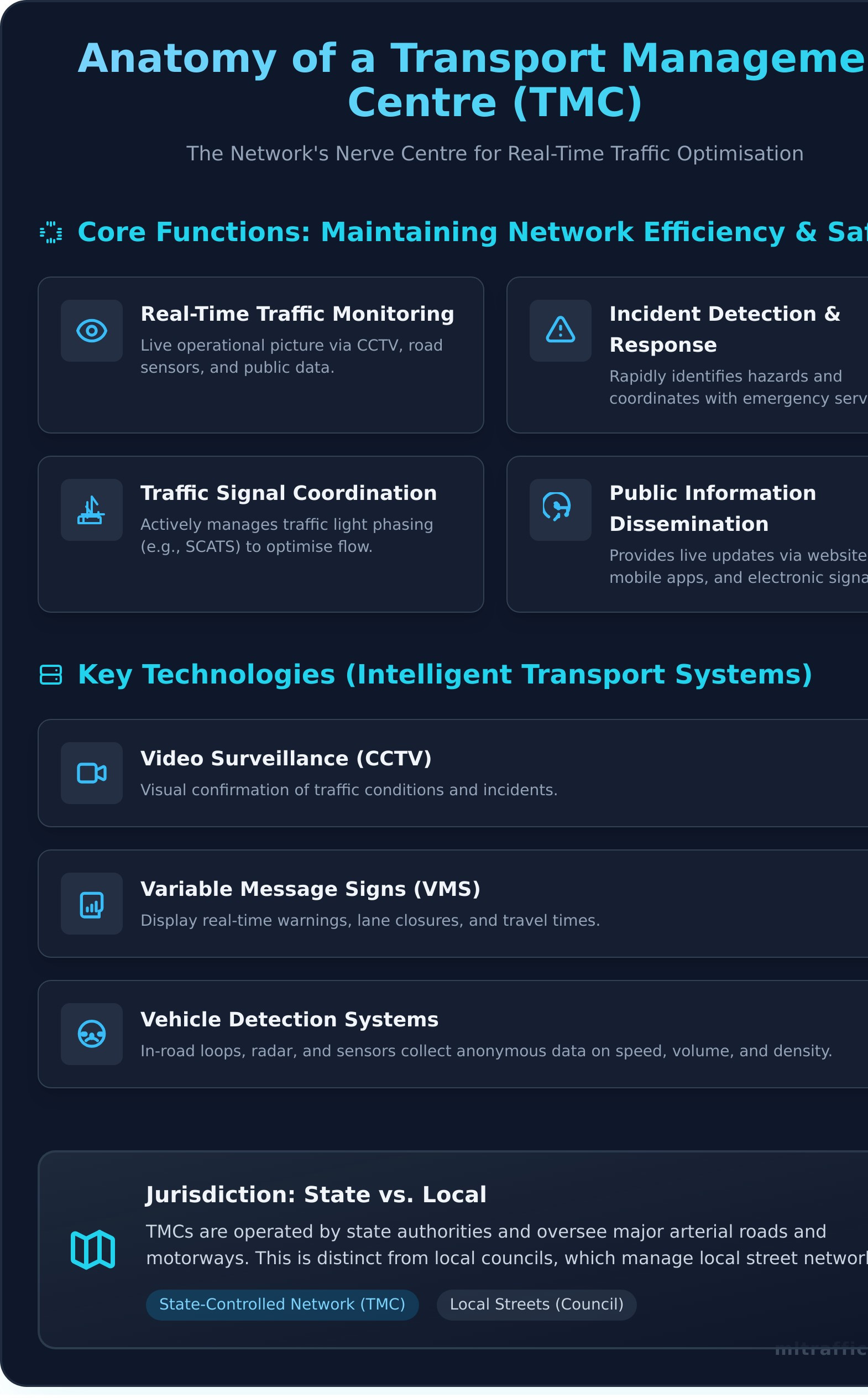 What is a Transport Management Centre (TMC) & How It Affects Your Development - Infographic