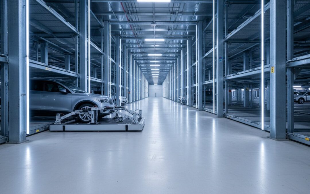 Car Park Design for Automated Vehicle Retrieval Systems: An Engineering Guide