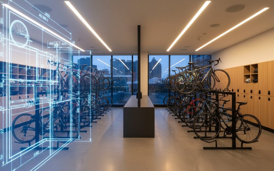End-of-Trip Facilities Design for Cyclists: A Comprehensive Guide to AS 2890.3 Compliance