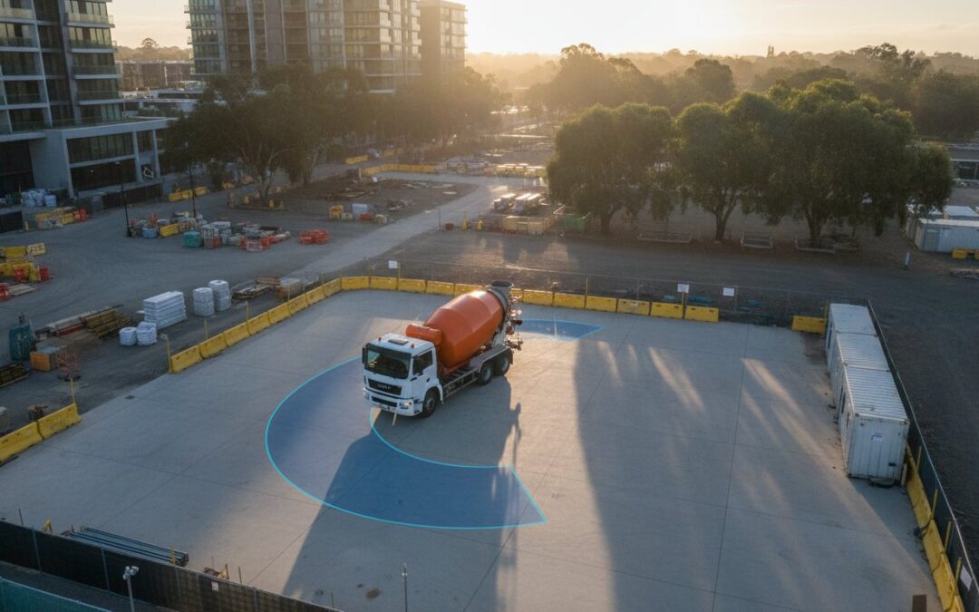 Swept Path Analysis for Concrete Truck: AS 2890.2 Compliance Guide