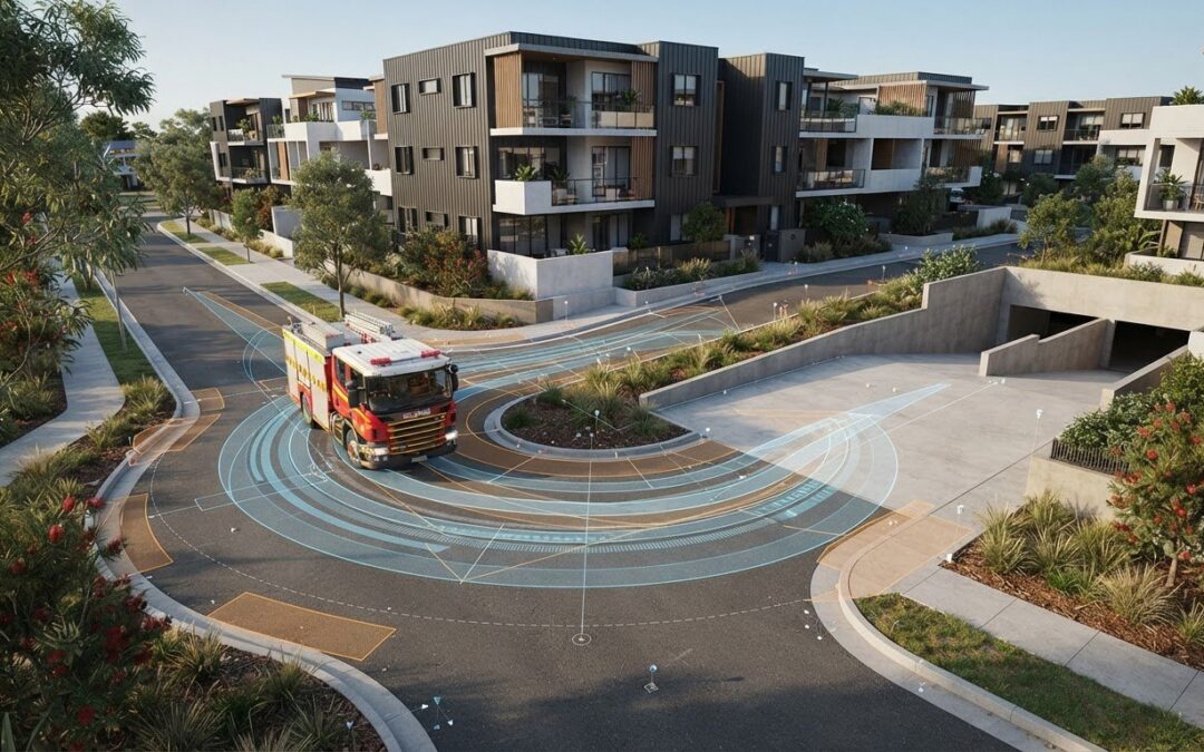 Emergency Vehicle Swept Path Analysis: Ensuring Life Safety and DA Compliance