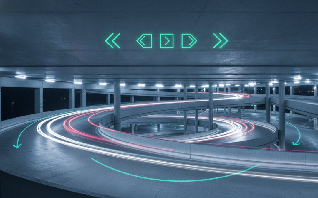 Optimising Car Park Design for Traffic Efficiency with Dynamic Signage