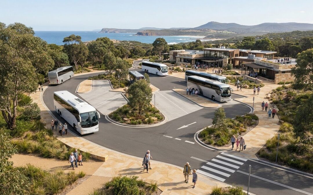 Coach and Bus Parking Design for Tourist Attractions
